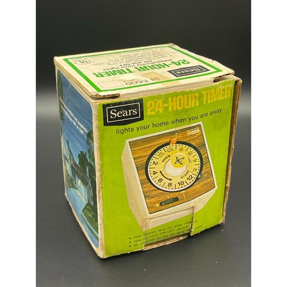 Vintage Sears Kenmore 24 Hour Automatic Timer COMPLETE with Manual SOLD AS IS - Picture 9 of 12